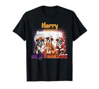 Happy HalloThanksMas Boxer Spooky Thankful Merry X-mas T-Shirt