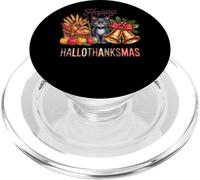 Happy Hallothanksmas Cat Bells PopSockets PopGrip for MagSafe