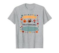 Happy Hallothanksmas Fall Winter Spring Holiday Fusion T-Shirt, Men, Heather Grey, XXL