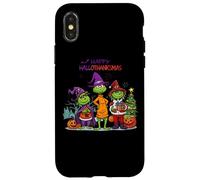 Happy Hallothanksmas Festive Season Vibes Case for iPhone X/XS
