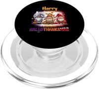 Happy HalloThanksMas Gnome Spooky Thankful Merry X-mas PopSockets PopGrip for MagSafe