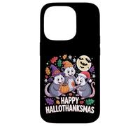 Happy Hallothanksmas Opossum Pumpkin Fun Case for iPhone 14 Pro