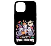 Happy Hallothanksmas Opossum Pumpkin Fun Case for iPhone 15
