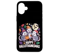 Happy Hallothanksmas Opossum Pumpkin Fun Case for iPhone 16 Plus