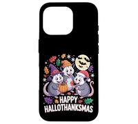 Happy Hallothanksmas Opossum Pumpkin Fun Case for iPhone 16 Pro