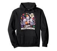 Happy Hallothanksmas Opossum Pumpkin Fun Pullover Hoodie