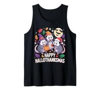 Happy Hallothanksmas Opossum Pumpkin Fun Tank Top
