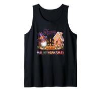 Happy Hallothanksmas Witch Gingerbread Mashup Tank Top