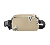 Happy Halloween (6) Stylish Waist Bag Fanny Pack for Men Women Waterproof Crossbody Belt Bag with Adjustable Strap for Travel Vacation Running, Multicolor, One Size, Waistpack