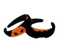 Happy Halloween-874 Headbands for Women Ladies Non Slip Makeup Headband Wide Top Turban Hair Bands Hoops for Shower, 2 Packs