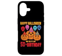 Happy Halloween and Yes Its My 50th Birthday Halloween Case for iPhone 17