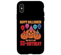 Happy Halloween and Yes Its My 50th Birthday Halloween Case for iPhone X/XS