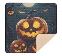Happy Halloween Banner Soft Thick Baby Playmat for Floor Non-Toxic Activity Entertainment Mat for Baby Toddler Infant, 50'' x 50''