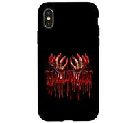 Happy Halloween - Bloody Text - Funny Halloween Party Case for iPhone X/XS