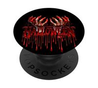 Happy Halloween - Bloody Text - Funny Halloween Party PopSockets Adhesive PopGrip