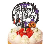 Happy Halloween Cake Topper, Halloween Cake Decorations, Cake Decoration Card, Cake Decoration Cards, Cake Decoration, Halloween Party Cake Decorations for Horror Fun
