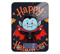 Happy Halloween Cartoon Cute Vampire Cooking food scales for kitchen 11lb/0.18oz, 5kg/5g small gram scale with 4 unit for Meal Prep Keto Meal Prep (Batteries not Included)