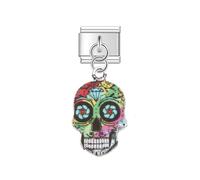 Happy Halloween Charm Links Italian fits all classic 9mm Italian style Bracelets UK stock (Halloween D)
