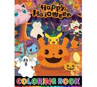 Happy Halloween Coloring Book: 50+ Premium Illustration Pages to Color with One Sided Halloween Coloring Pages about Characters and Iconic Scenes for Kids & Adults to Develop Creativity