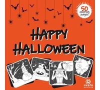 Happy Halloween Coloring Book for Kids Ages 4-10: Spooky but Friendly Pages for a Cozy Fall Mood