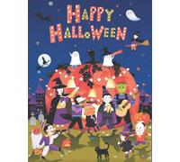 Happy Halloween Coloring Book For Kids: Fun and Easy Halloween Coloring Pages for Kids