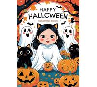 Happy Halloween Coloring Book: Halloween Activity Book-kids spooky coloring book