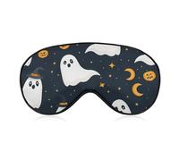Happy Halloween Comfortable Sleep Eye Mask Soft Covers for Sleeping with Adjustable Strap
