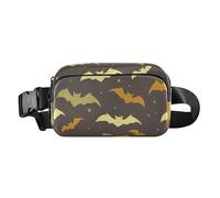 Happy Halloween Cute Crossbody Bag Waist Packs for Women Men Teenagers Waterproof Crossbody Passport Bag with Adjustable Strap for Travel Gym Work, Multicolor, One Size, Waistpack