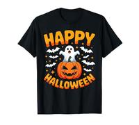 Happy Halloween Cute Ghost Pumpkin Spooky Matching Family T-Shirt
