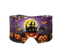 Happy Halloween Day Print Eye Shade Cover for Nap Travel Yoga,Eye Cover Blindfold Travel Office Nap Airplane