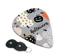 Happy-Halloween-Day-Trick-Or-Treat Set Of 6 Guitar Plectrums For Acoustic Guitar, Electric Guitar, Bass, Ukulele - Thin, Medium And Thick.