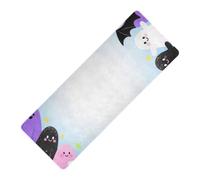 Happy Halloween Dreamy printed non slip yoga mat Thick 1 mm for men non slip, with yoga mat bag tapete para ejercicio 71x26 inches