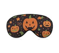 Happy Halloween Eye Mask, Side Sleeping Mask Light Blindfold Sleeping Mask Nose Pad and Elastic Band for Children Women and Men