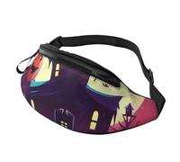 happy halloween Fanny Pack for Men Women Fashion Running Waist Packs Waterproof Crossbody Bags Everywhere Belt Bag with Adjustable Strap Sports Hip Pack for Travel Wallet
