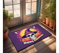 Happy Halloween! Floor Mat - Abstract Throw Washable Grip Bath Fluffy Rug | Non-slip Bath Mat Rubber Backing Area Rug - Bathtub Non Slip Bathroom Cute Room Decor Indie Aesthetic, Bubble Bath Mat Tub