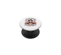 Happy Halloween Hocus Pocus Heifer Cow Witch Spooky Magic PopSockets Adhesive PopGrip