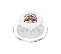 Happy Halloween Hocus Pocus Heifer Cow Witch Spooky Magic PopSockets PopGrip for MagSafe