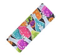 Happy Halloween Magic Potion printed non slip yoga mat for hot yoga Thick 1 mm for women non slip, with yoga bag for mat tapete para ejercicio 71x26 inches
