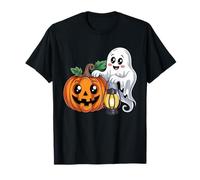 Happy Halloween Orange Pumpkin Spooky Horror Party Costume T-Shirt