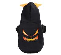 Happy Halloween Pumpkin Face Pet Jumper | Color: Black | Size: XL
