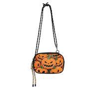 Happy Halloween Pumpkin Orange Cross Body Bag for Womens Trendy with Adjustable Strap Over The Shoulder Purse Date bolsos de hombro para mujer