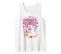 Happy Halloween Pumpkin Witch Hat Just A Spooky Boo Costume Tank Top