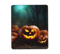 Happy Halloween Pumpkins Mouse Pad with Non-Slip Rubber Base 7.9 x 9.5 in Mouse Mat with Stitched Edge Gaming Mousepad for Wireless Mouse Computer Laptop Home Office Desk Pad