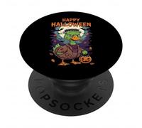 Happy Halloween Scary Duck Monster Frankenstein PopSockets Adhesive PopGrip