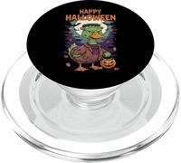 Happy Halloween Scary Duck Monster Frankenstein PopSockets PopGrip for MagSafe