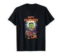 Happy Halloween Scary Duck Monster Frankenstein T-Shirt