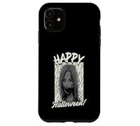 Happy Halloween Scary Face Retro Case for iPhone 11