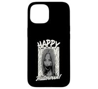 Happy Halloween Scary Face Retro Case for iPhone 15