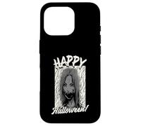 Happy Halloween Scary Face Retro Case for iPhone 16 Pro