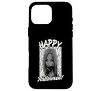 Happy Halloween Scary Face Retro Case for iPhone 16 Pro Max